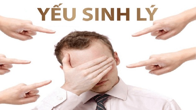 Nguyên nhân và dấu hiệu yếu sinh lí ở nam giới