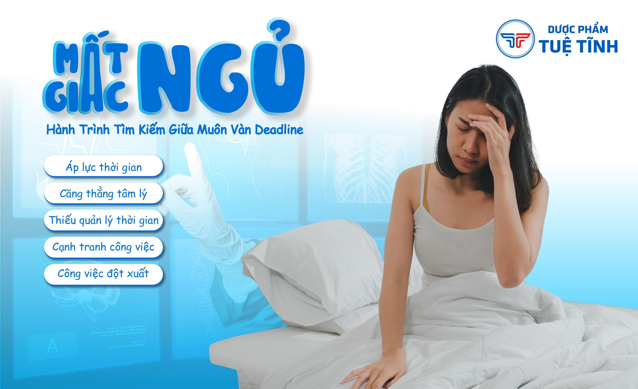 Mất ngủ do áp lực từ công việc: Nguyên nhân, giải pháp cải thiện