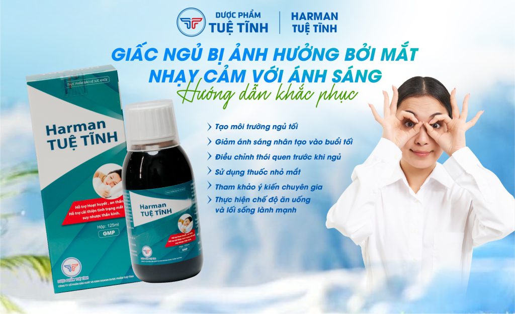 Giấc ngủ bị ảnh hưởng bởi mắt nhạy cảm với ánh sáng 